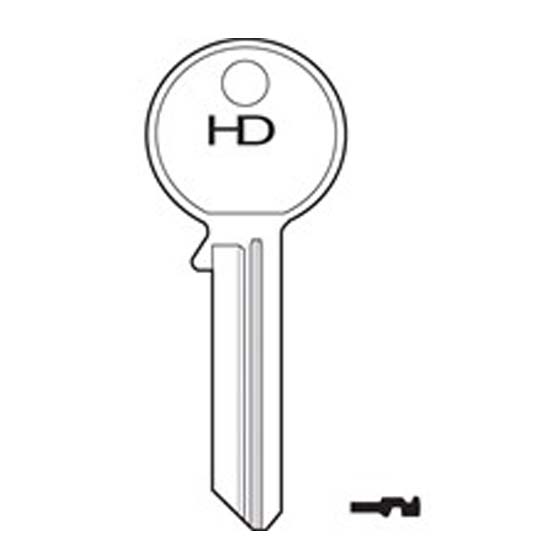 H665 Yale 6 pin key blank H665 Yale 6 pin key blank