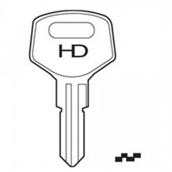 H666 HLX1 Helix key blank