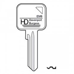 H693 MP6 Eurospec key blank