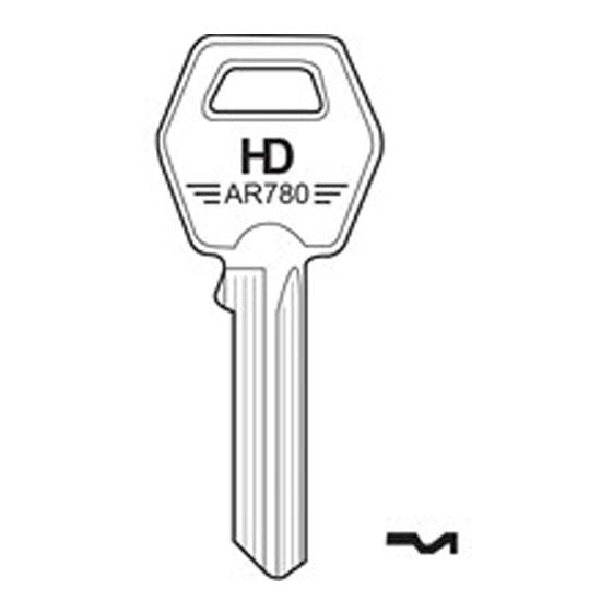 H700 AR780 ARRONE 6 PIN KEY