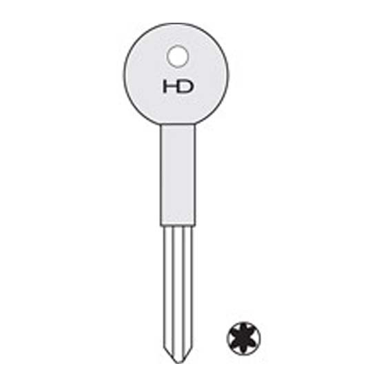 WL003 8001K1 Chubb Window Keys