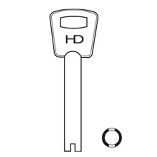 WL007 8K102K Chubb Window Keys