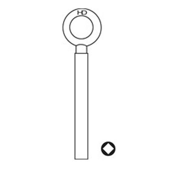 WL009 8013K Chubb Window Keys