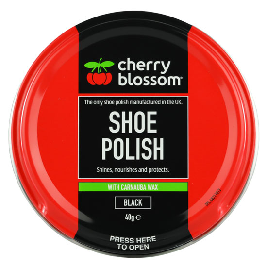 Cherry Blossom Shoe Polish Black 100ml
