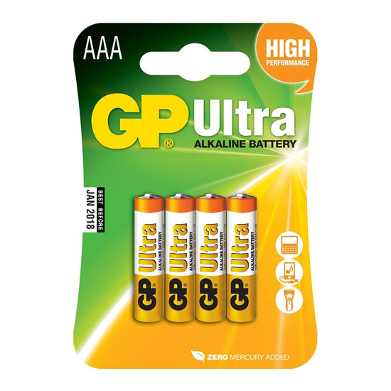 AAA Alkaline GP Batteries