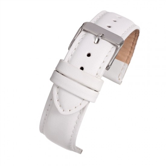 E104p White Padded Watch Strap