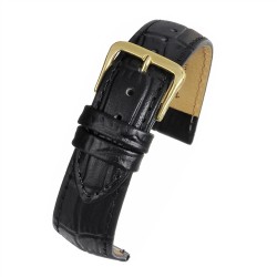 R620S Black Padded Watch Strap